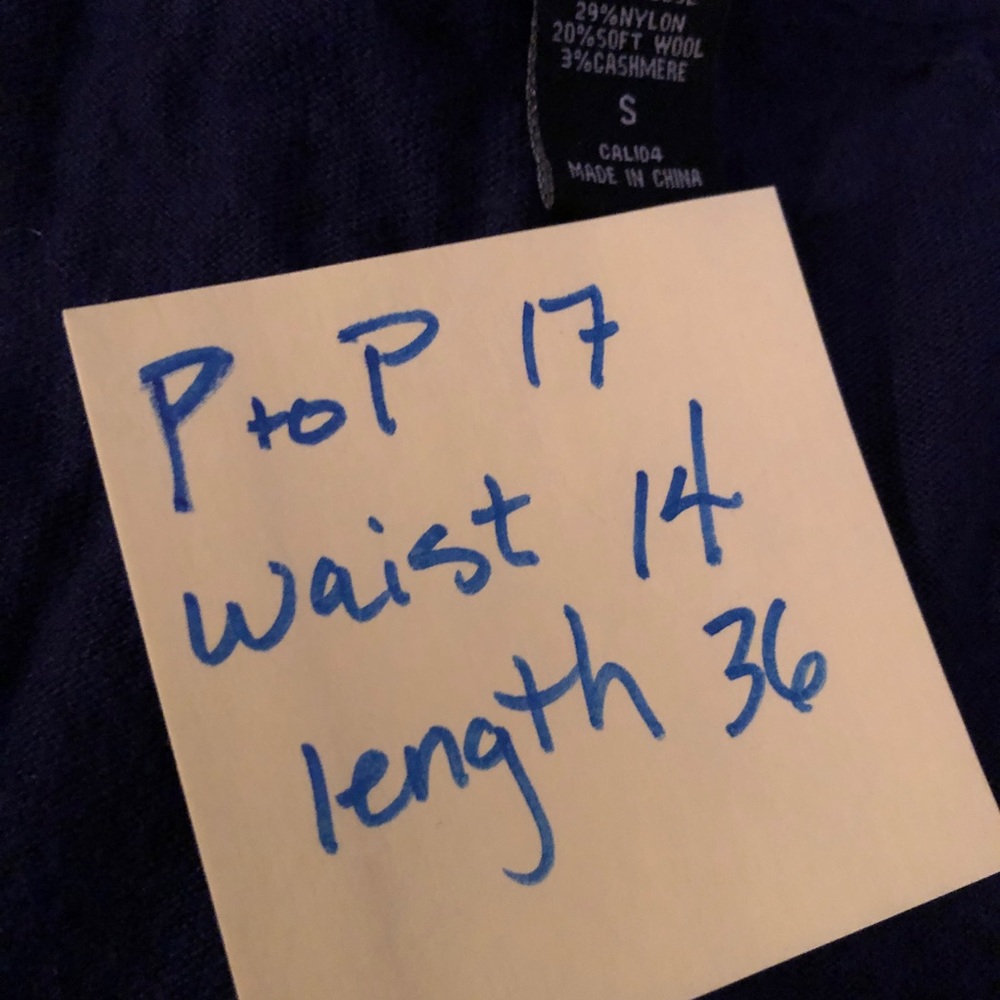 Aoyama Itchome cashmere wool dress. Purple. Size small. - Picture 4 of 9